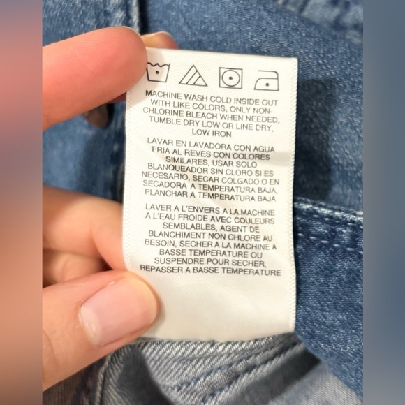 Lee Vintage Style Denim Oversized Long Line Western Boho Blazer Jacket - Picture 8 of 9